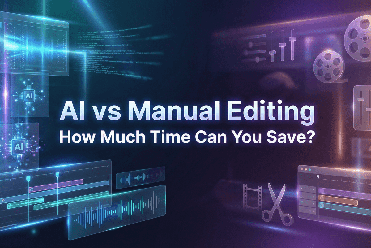 AI vs Manual Editing: How Much Time Can You Really Save?