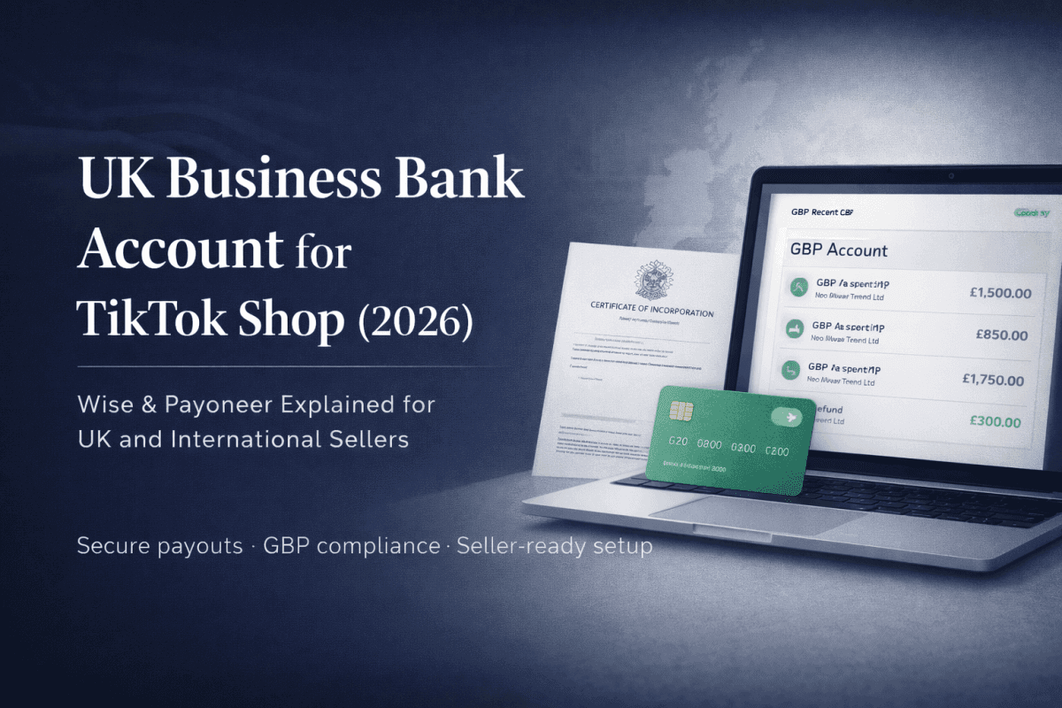 How to Open a UK Business Bank Account for TikTok Shop (Wise & Payoneer Guide 2026)